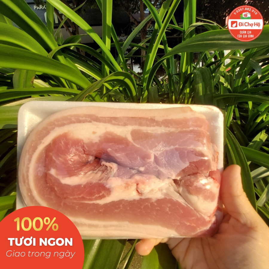 Thịt ba chỉ heo tươi ( 500gr-1kg)