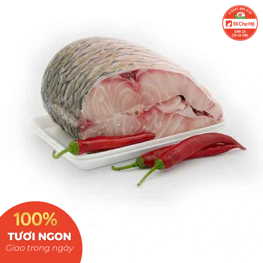 Cá Trắm Trắng Cắt Khúc Tươi Ngon ( 500gr)